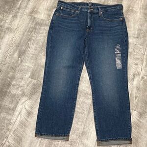 J Crew Petit Slim Boyfriend Jeans